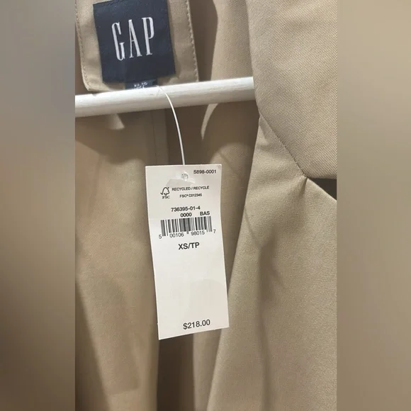 GAP Icon Khaki Tan Trench Coat - Picture 9 of 9